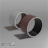 LIKOV Ochranný větrací pás proti ptákům ALU šířka 100mm, délka 30bm hnědá/šedá